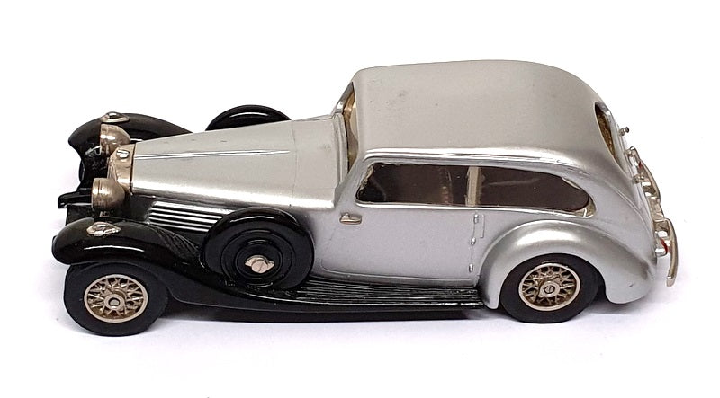 Motorkits Minimarque 43 1/43 Scale ABS2 - 1934 Jaguar SS1 Airline - Silver/Black
