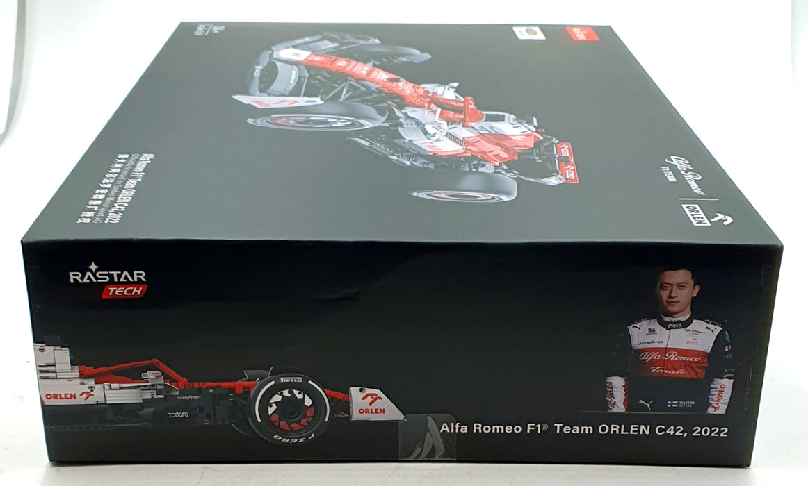 RASTAR 402806 1/8 Scale 2306 pcs - Alfa Romeo F1 Team Orlen #24 2022 Unopened