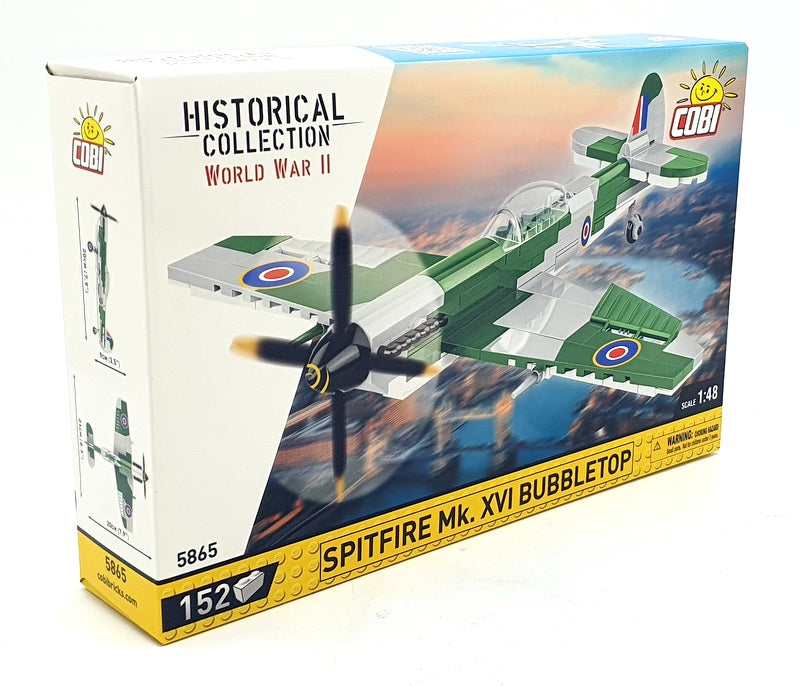 Cobi Bricks 1/48 Scale 5865 - Spitfire Mk. XVI Bubbletop - Historical Collection