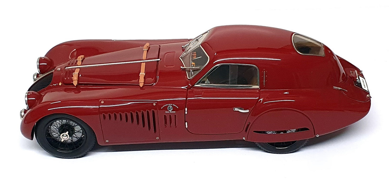 CMC 1/18 Scale M-107 - 1938 Alfa Romeo 8C 2900B Special Touring Coupe - Burgundy