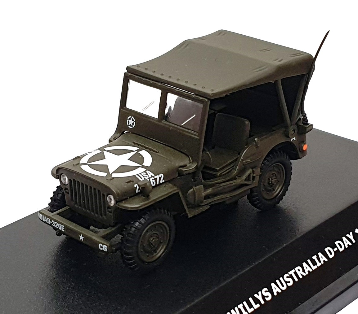 Wemi Models 1/43 Scale 20171 - Willys Jeep Australia D-Day 1944 - Green