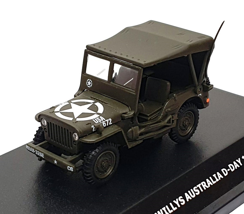 Wemi Models 1/43 Scale 20171 - Willys Jeep Australia D-Day 1944 - Green
