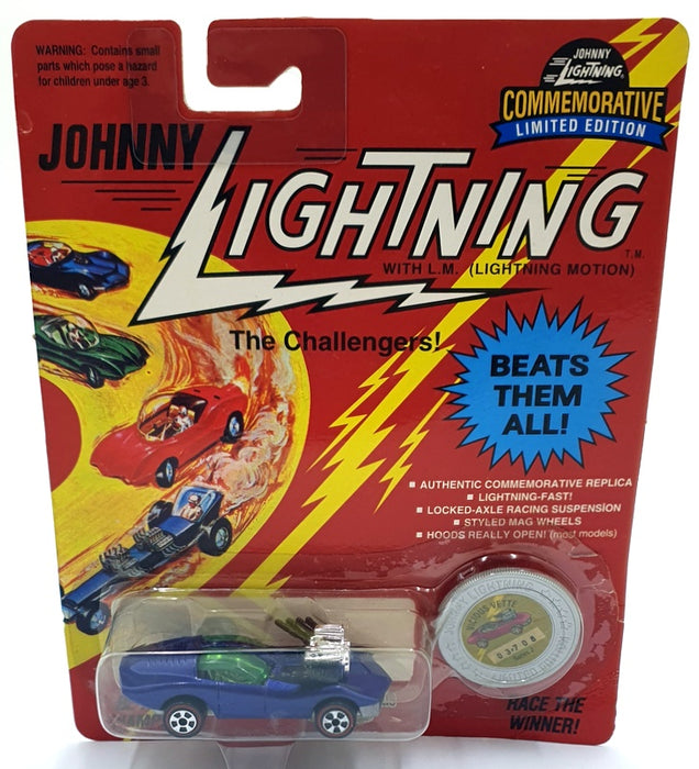 Johnny Lightning 1/64 Scale 100-200 - The Challengers Vicious Vette - Purple