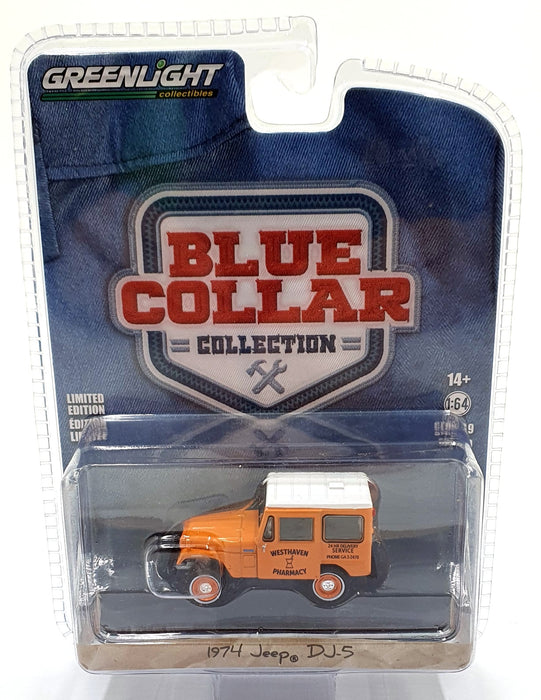 Greenlight 1/64 Scale 35200 - 1974 Jeep DJ-5 - Orange