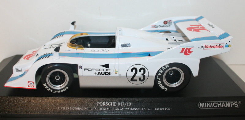 Minichamps 1/18 Scale 155 736523 Porsche 917/10 Rinzler Moto Racing Can Am 1973