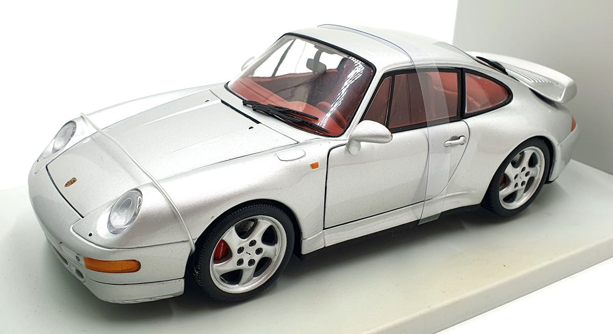 UT Models 1/18 Scale Diecast 27813 - Porsche 911 Turbo 993 - Silver — R ...