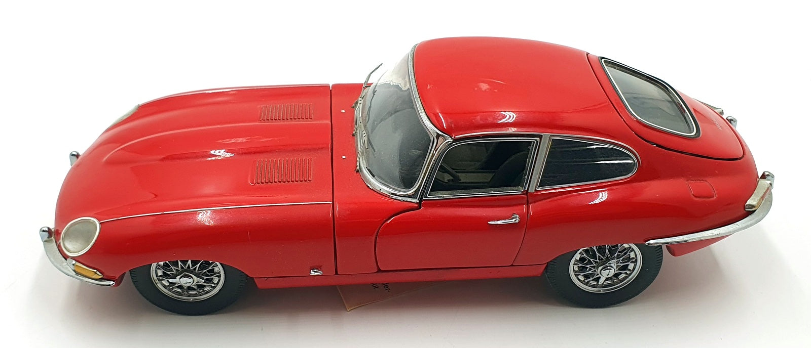 Franklin Mint 1/24 Scale Diecast 7125F - 1961 Jaguar E-Type Coupe - Red