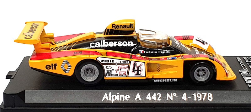 Solido 1/43 Scale 2436 - Alpine Renault A442 #4 Le Mans 1978 - Yellow/Black/Red