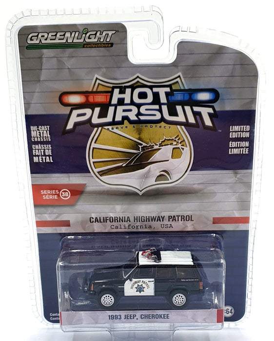 Greenlight 1/64 Scale 42960-B 1993 Jeep Cherokee Highway Control
