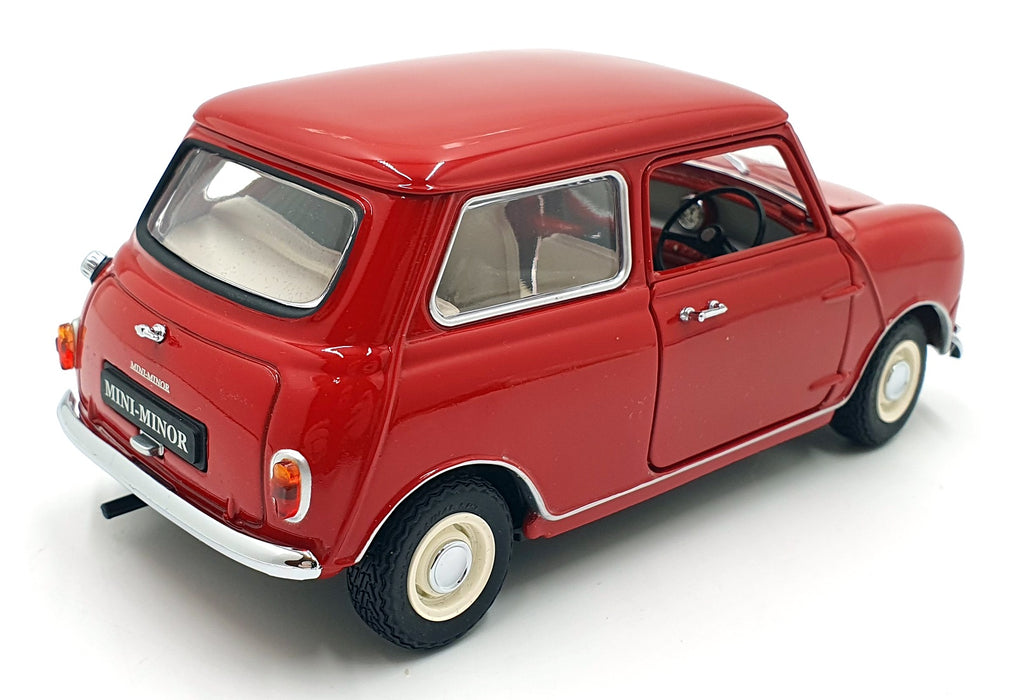 Kyosho 1/18 Scale Diecast 08105R - Morris Mini Minors - Red