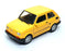 Welly 11cm Long Diecast 42372W - Fiat 126 Pull Back & Go - Yellow