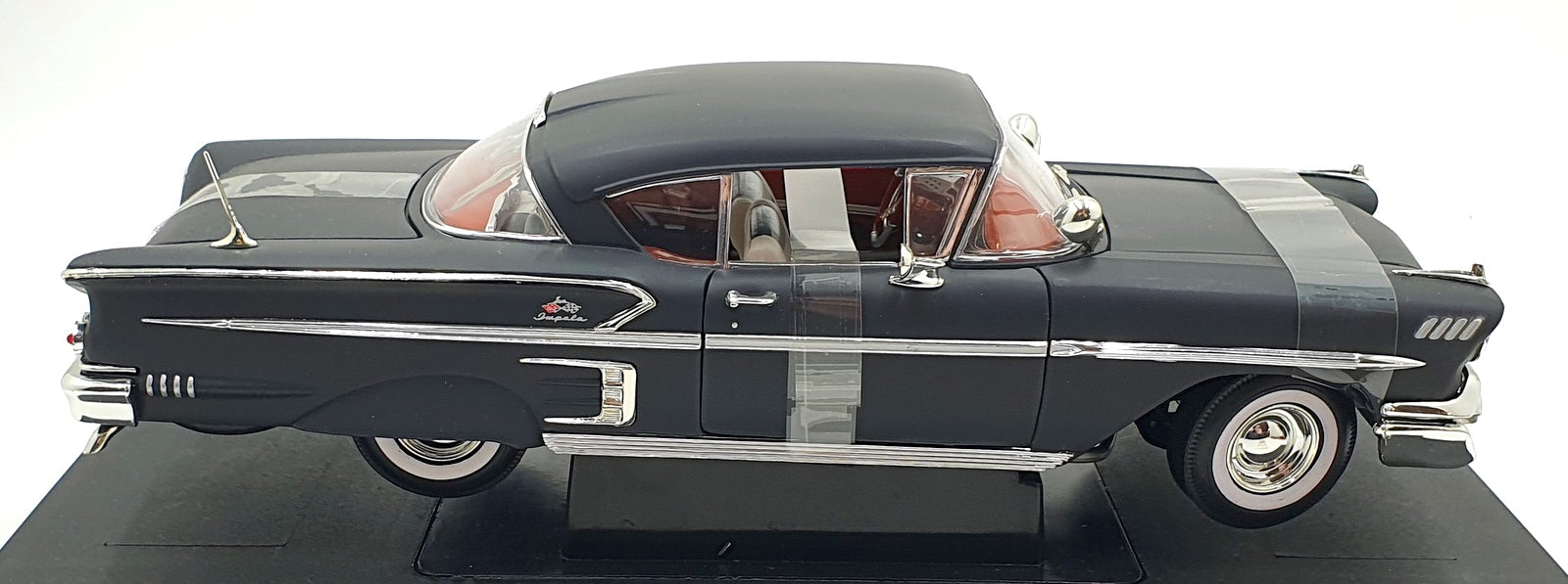 Ertl 1/18 Scale Diecast 33706 - 1958 Chevy Rats Custom Graphics - Matt Grey