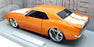 Jada 1/18 Scale Diecast 90310 - 1968 Chevrolet Camaro - Orange/White