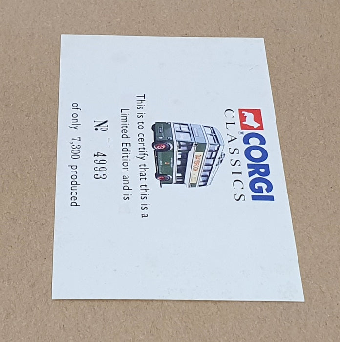 Corgi 1/50 Scale 34701 - Karrier W Trolleybus Nottingham Rt. 43 - Green