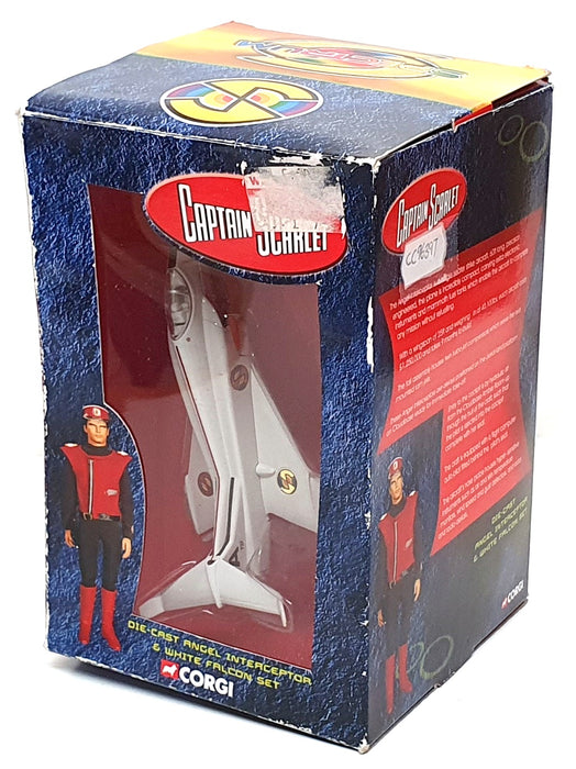 Corgi 17cm Long CC96397 - Captain Scarlet Angel Interceptor & White Falcon Set