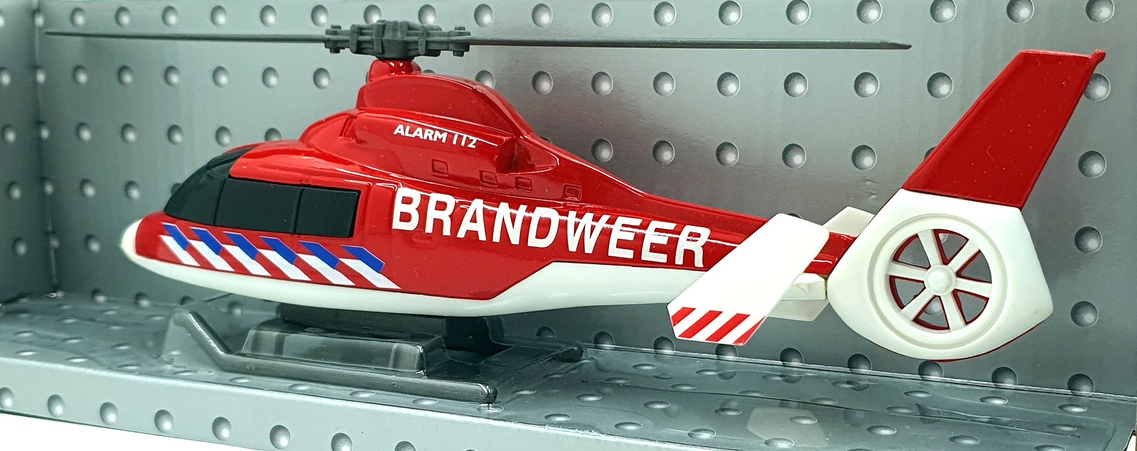 Cararama 1/43 Scale 001043A - Brandweer Helicopter - Red