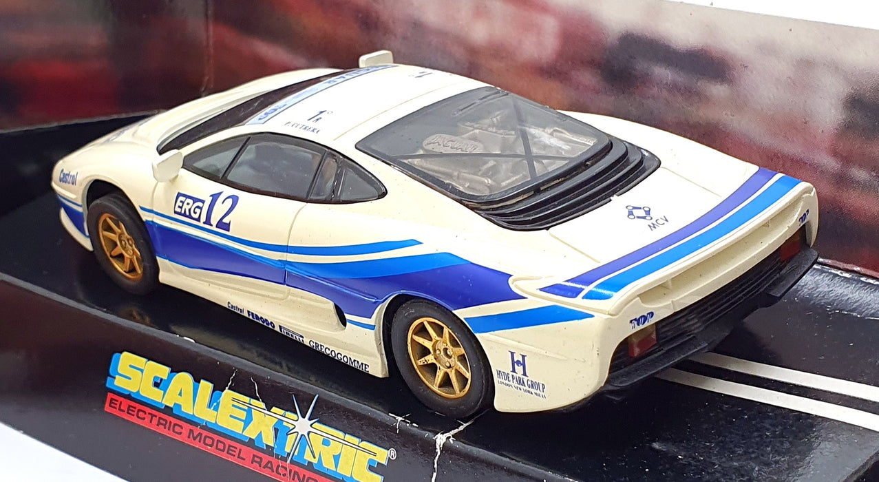 Scalextric 1/32 Scale Slotcar C2013 - Jaguar XJ220 Italy #12 - White