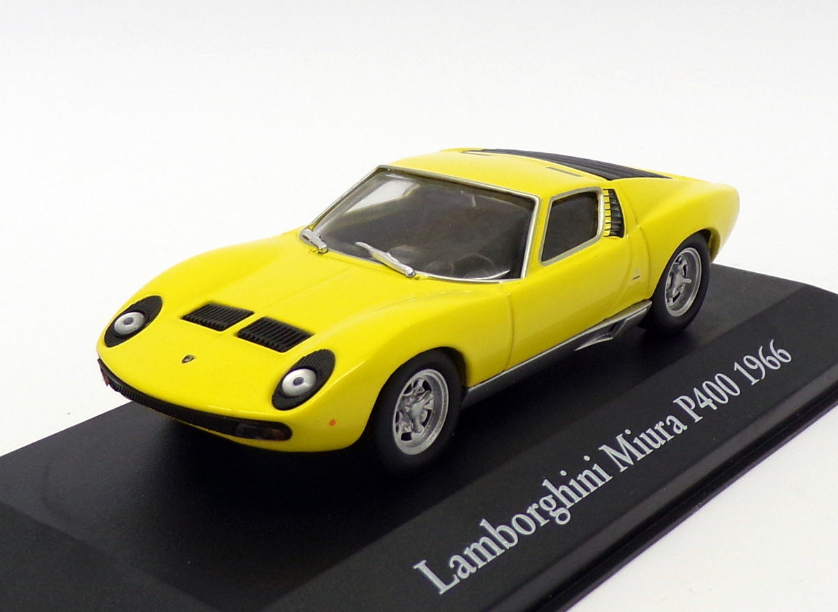 Atlas Editions 1/43 Scale 2 891 007 - 1966 Lamborghini Miura P400 - Yellow