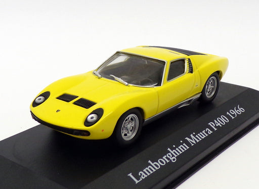 Atlas Editions 1/43 Scale 2 891 007 - 1966 Lamborghini Miura P400 - Yellow