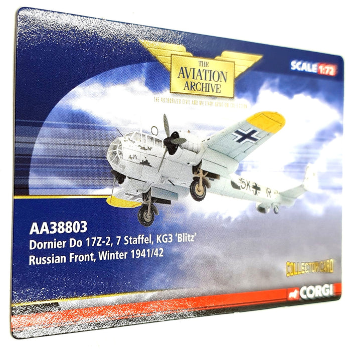 Corgi 1/72 Scale AA38803 Dornier Do 17Z-2, 7 Staffel, KG3 'Blitz' Russian 1941/2