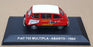 Altaya 1/43 Scale FM1860 - 1960 Fiat 750 Multipla Abarth - Red/White