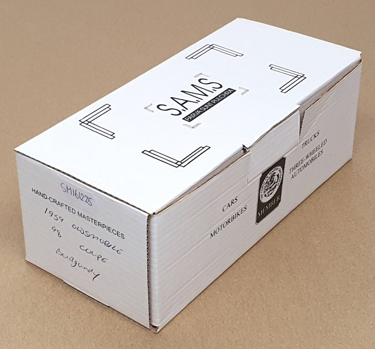 SAMS Models 1/43 Scale SM161225 - 1959 Oldsmobile 98 Coupe - Burgundy