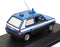 Minichamps 1/43 Scale 400 121490 - 1980 Fiat Panda Polizia Police - Blue