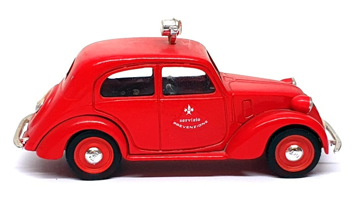 Brumm 1/43 Scale R63A - 1937-39 Fiat 1100 Servizio Prevenzione Fire Vehicle Red