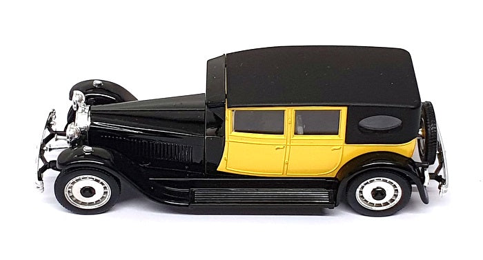 Rio Models 1/43 Scale No. 37 - 1927 Bugatti Royale Mod. 41 - Black/Yellow