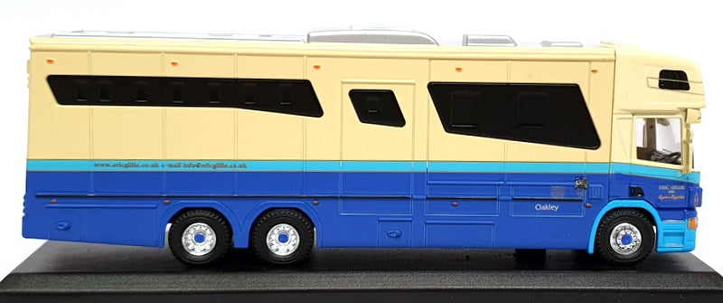 Oxford Diecast 1/76 Scale 76SCA01HB - Scania Oakley Horsebox (Eric Gillie) 