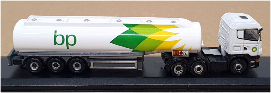 Oxford Diecast N Gauge NSHL01TK - Scania Highline Tanker Truck BP - White