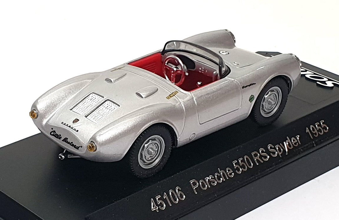 Solido 1/43 Scale Diecast 45106 - 1955 Porsche 550 RS Spyder - Silver