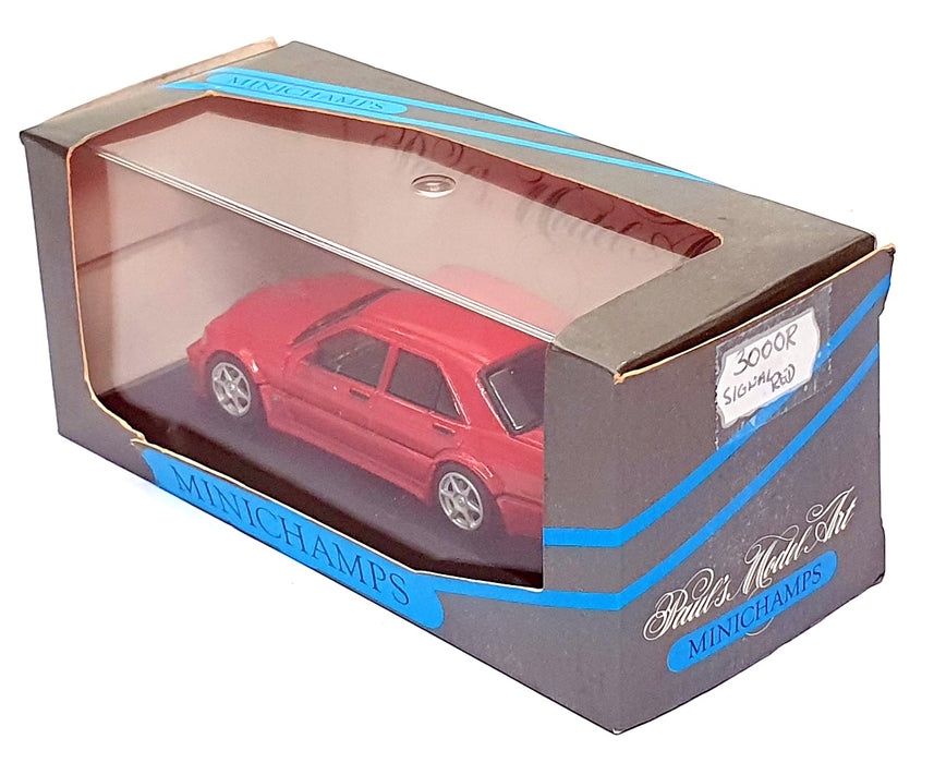 Minichamps 1/43 Scale 3000R - Mercedes Benz 190E Evo 1 - Street Signal Red