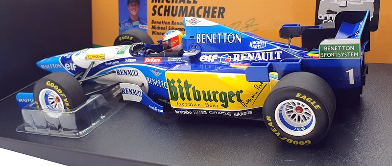 Minichamps 1/18 Scale 510 953201 - Benetton Renault B195 #1 1st European GP 1995
