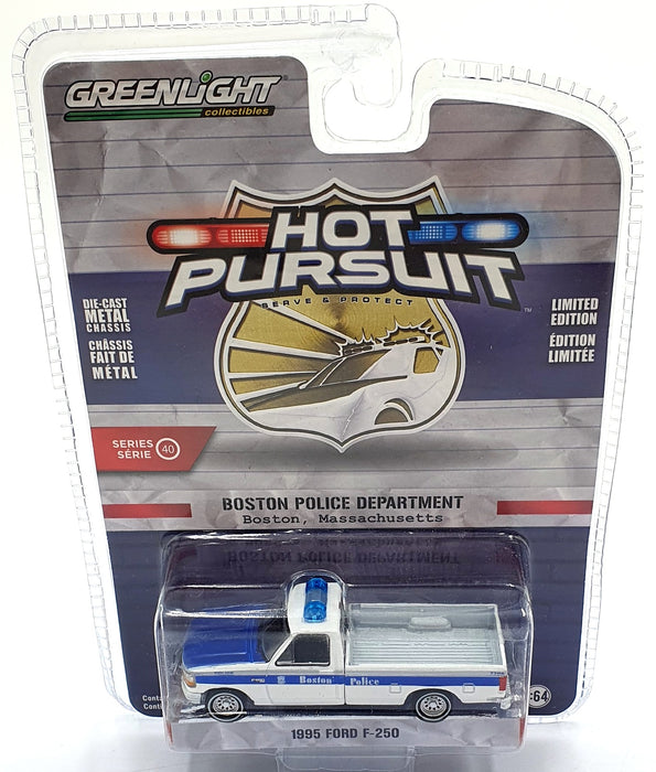 Greenlight 1/64 Scale 42980-C - 1995 Ford F-250 Boston Police Car