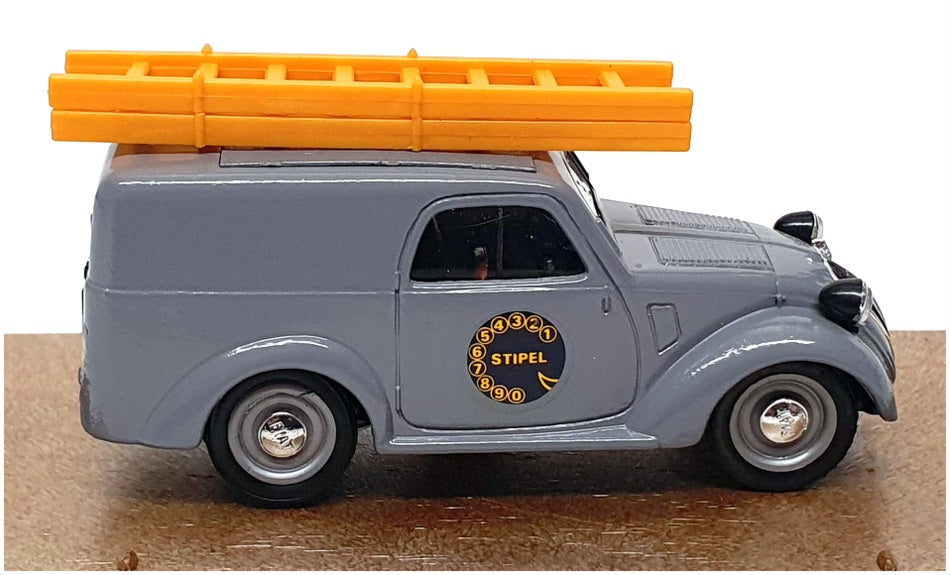 Brumm 1/43 Scale R46 - Fiat 500 Van With Ladder (Stipel) - Grey