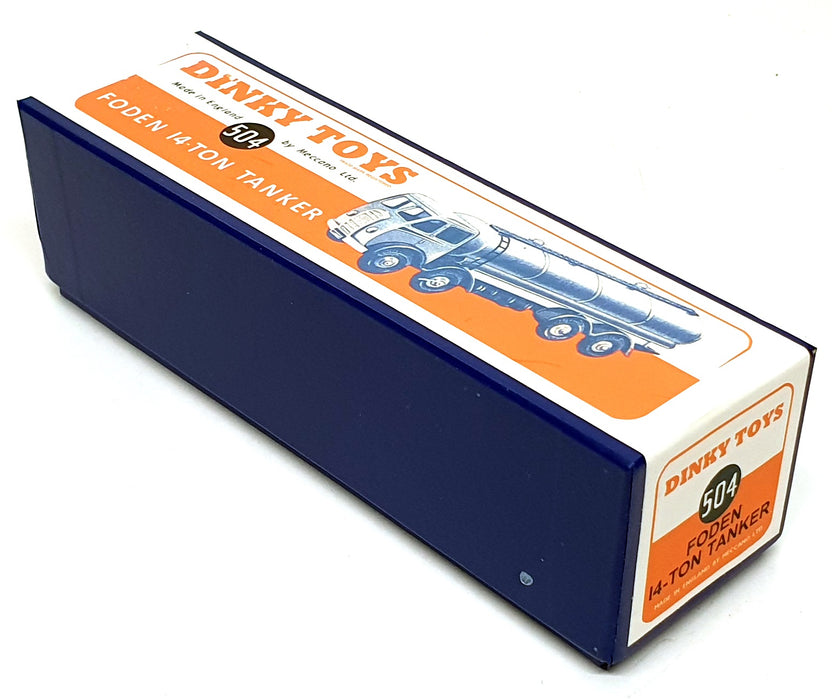  Dinky Toys Vintage Diecast 504 - Foden 14 Ton Tanker - Blue/Lt. Blue