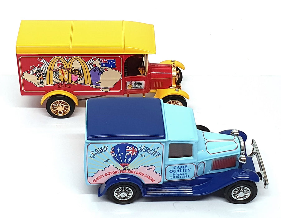 Matchbox CS1996 - 2 Ford Vans The Ronald McDonald House Camp Quality 1996 Set