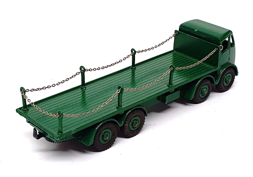 Dinky Supertoys 30526Q - Foden Flatbed Lorry With Chains - Green REPAINT