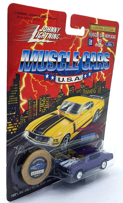 Johnny Lightning 1/64 Scale 200-210 - Muscle Cars 1970 Chevelle SS - Purple