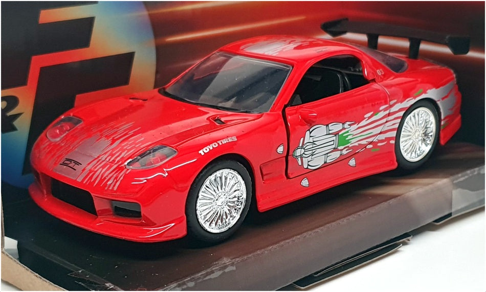Jada 1/32 Scale 98377 - Fast & Furious Dom's Mazda RX7 - Red — R.M.Toys Ltd
