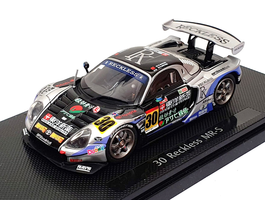 Ebbro 1/43 Scale 604 Toyota MR-S #30 Team Reckless JGTC GT300 2004 Silver/Black