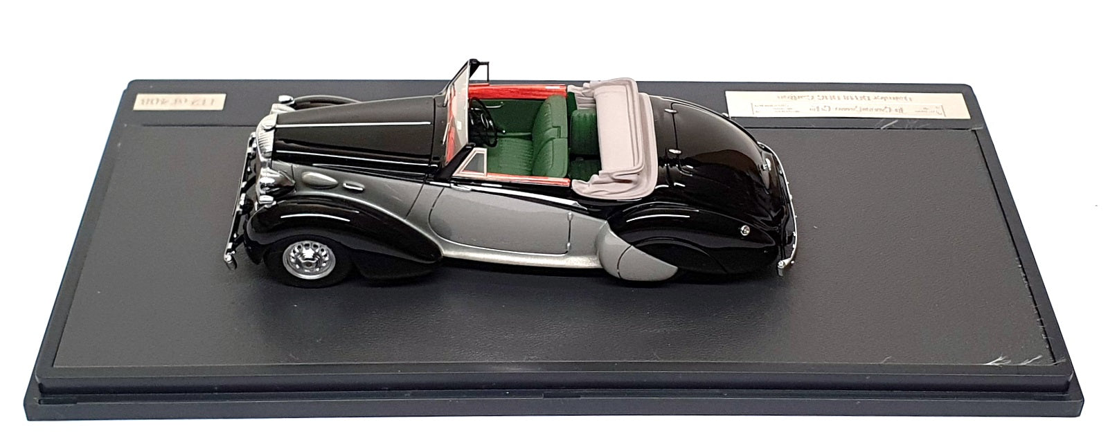 Matrix 1/43 Scale MX40402-031 - 1938 Daimler DB18 DHC Carlton - Black/Silver