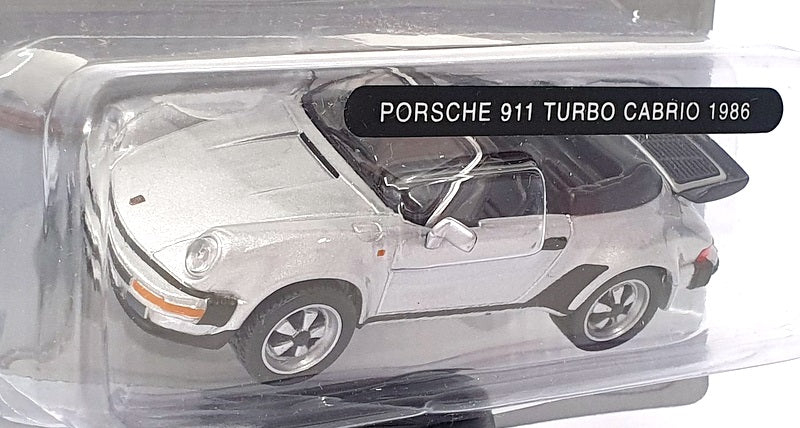 DeAgostini 1/43 Scale Diecast 039 - 1986 Porsche 911 Turbo Cabrio - Silver