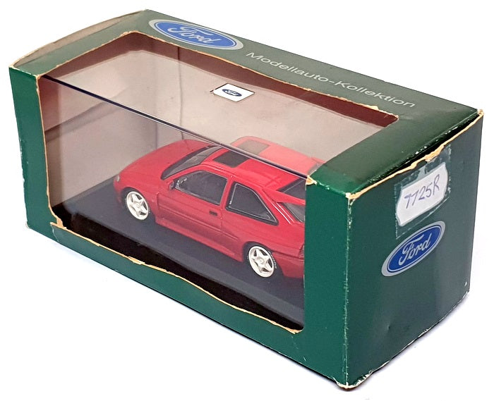Minichamps 1/43 Scale Diecast 7725R - Ford Escort RS Cosworth - Red