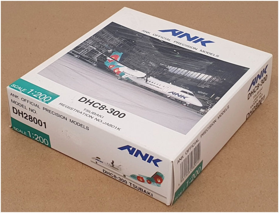 A-net 1/200 Scale DH28001 - De Havilland DHC8-300 Aircraft Tsubaki (JA801K)