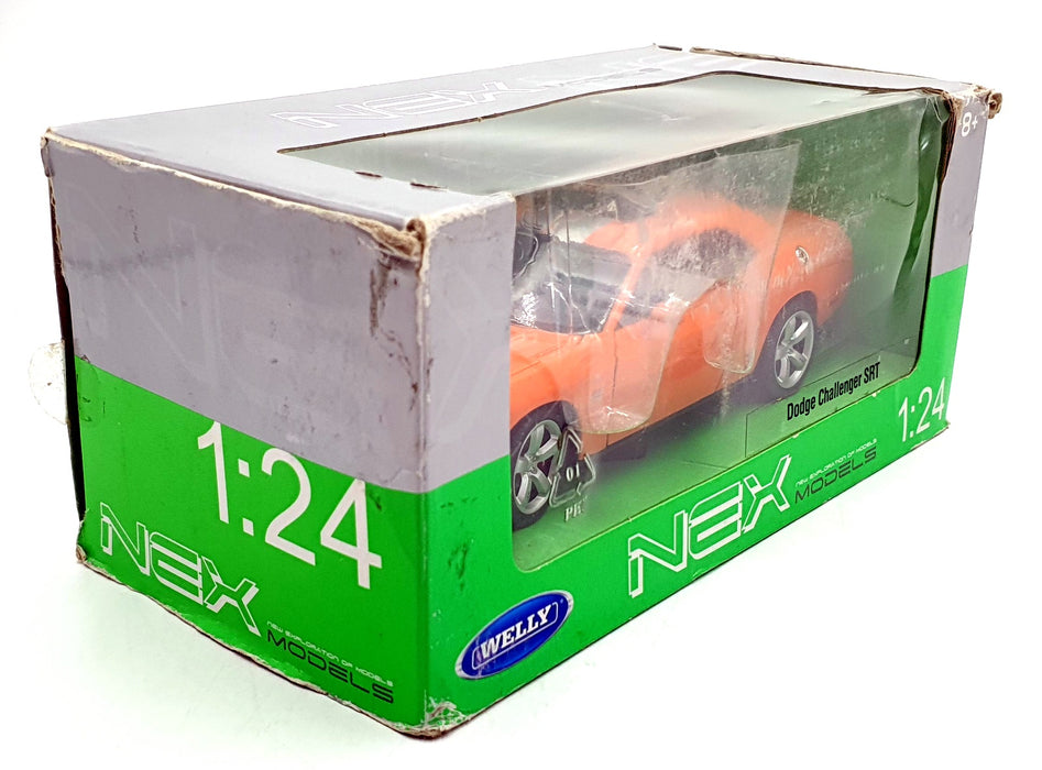 Welly NEX 1/24 Scale Diecast 24049W - Dodge Challenger SRT - Orange