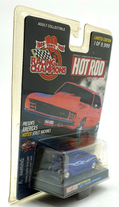 Racing Champions 1/64 Scale 98900 - 1937 Ford Coupe - Blue