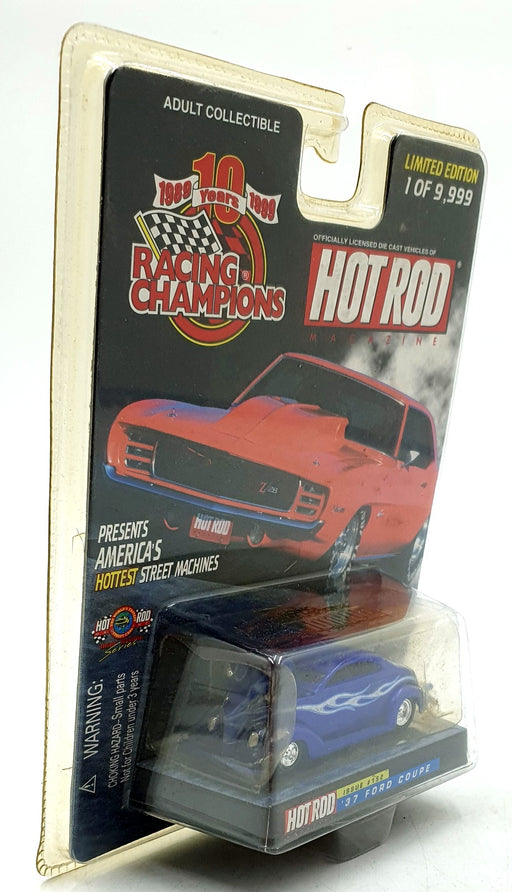 Racing Champions 1/64 Scale 98900 - 1937 Ford Coupe - Blue