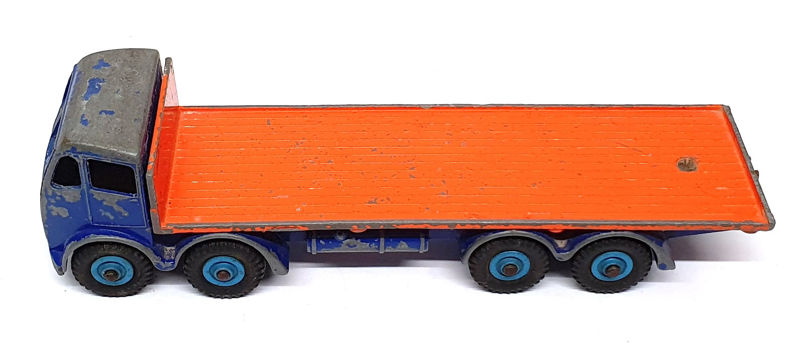 Dinky Supertoys Original Diecast 31526G - Foden Flat Truck - Blue/Orange